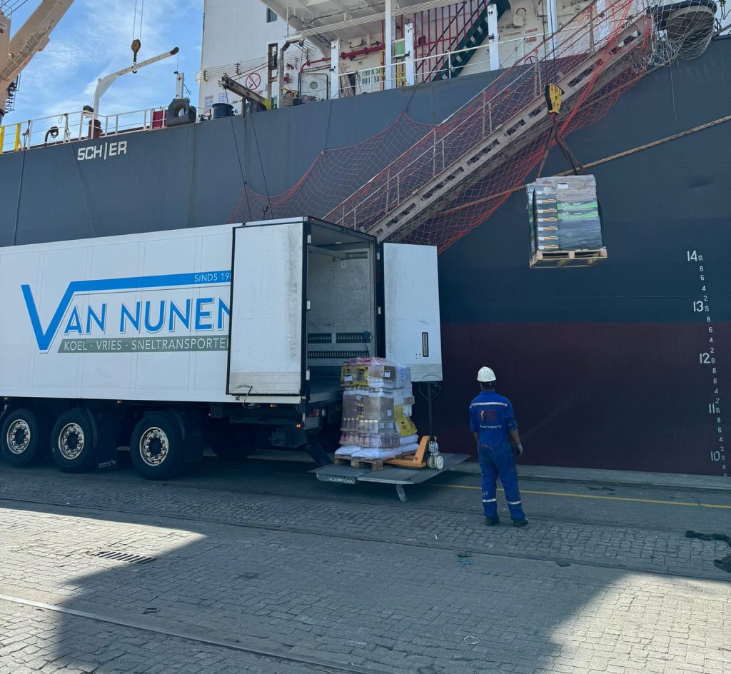 wagenpark winkeldistributie scheepsbelevering